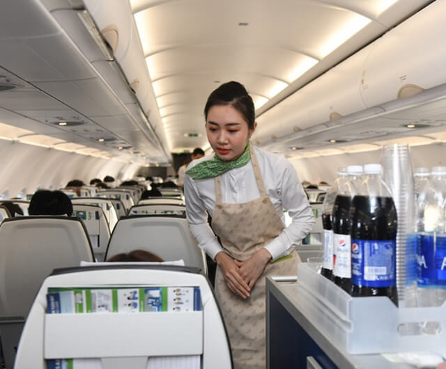 Cung cach phuc vu chu dao tren cac chuyen bay cua Bamboo Airways